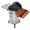 barriles ahumadores con tapa y parrilla asador