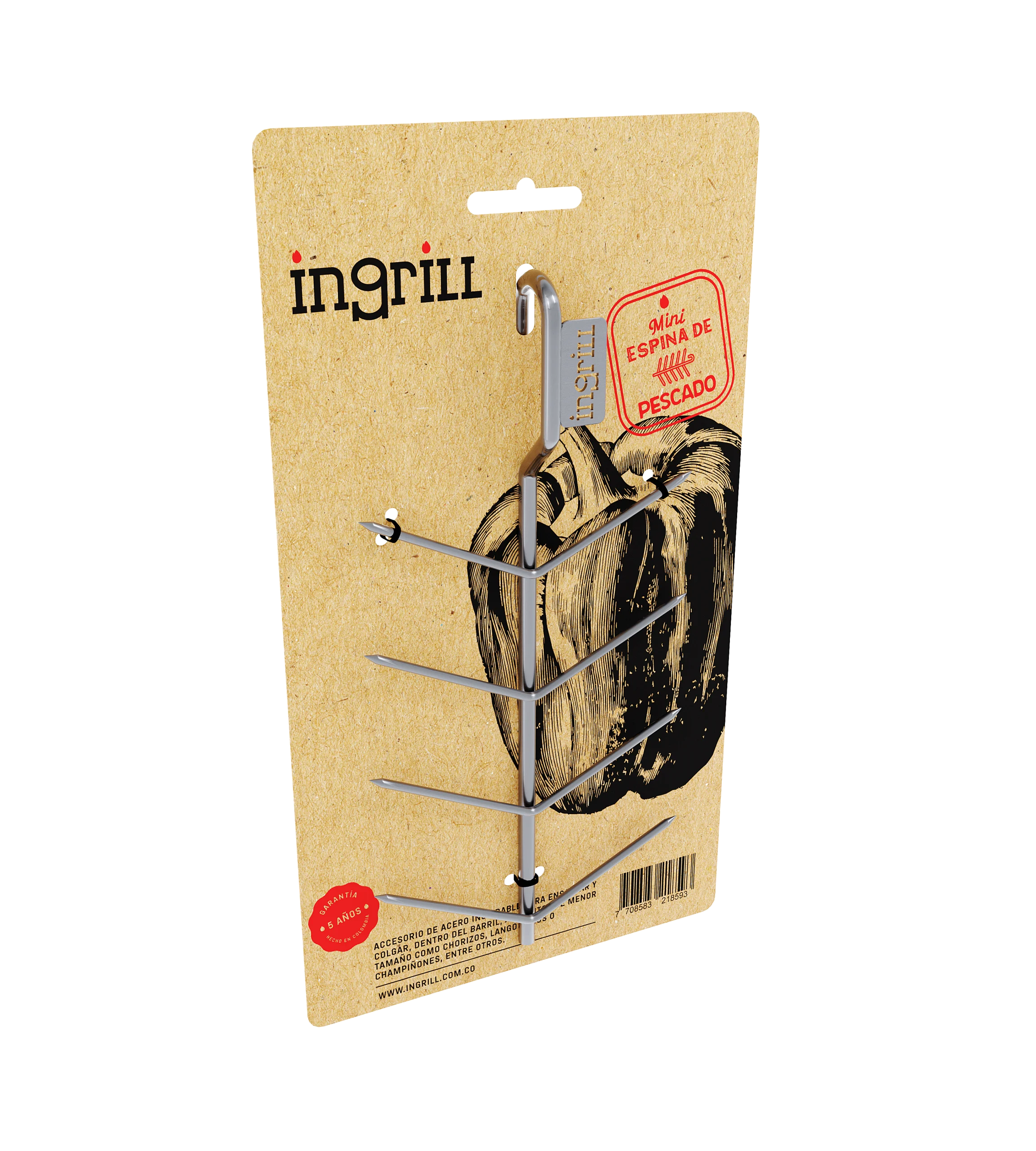 espina de pescado para ahumador santiago de chile